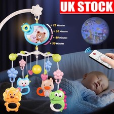 Baby Mobile Toy Crib Mobile w Music&Lights Stars Dreams Light Nusery Lullaby Toy
