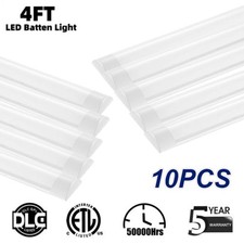 10x 4FT LED Batten Light 6500K