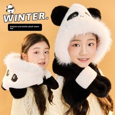 Panda Hat and Scarf Set Kids