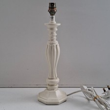 Cream Candle Stick Ceramic