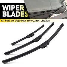 3PCS Front Rear L+R Wiper