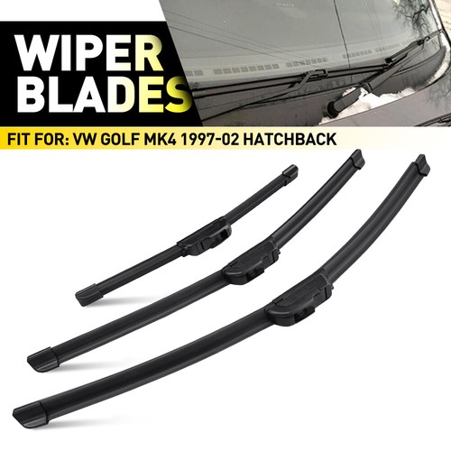 3pcs front rear wiper - rear, l+r