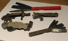Moore & Wright 803  Whitworth 55 & Slip No 1 Thread Gauges & 2 feeler gauges