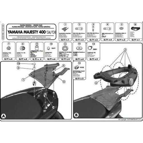 Yamaha majesty 400 - majesty, (04-14)