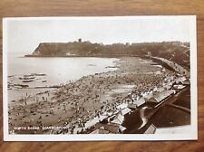 Vintage Postcard North Sands , Scarborough  RP . Free UK P&P