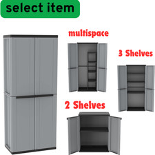 Tall Plastic Cupboard Storage