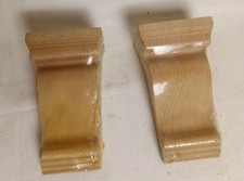 a pair solid decorative wooden