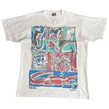 Vintage 90s Lynx T-Shirt White Size XL Lynx Africa Deodorant