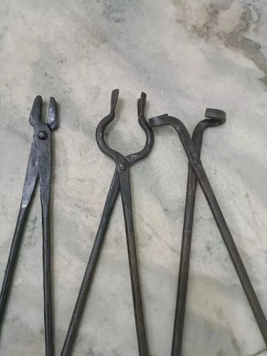 Knife making tongs set 3pcs - making,