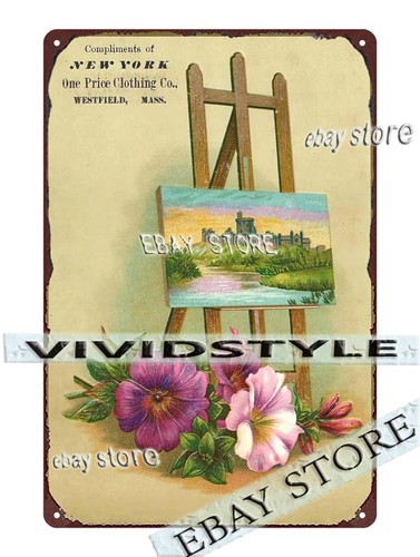 Tin sign new - new, one
