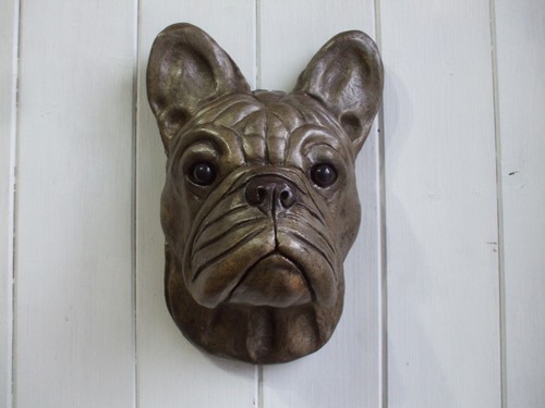 Large stone french - large, bulldog