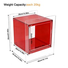 Acrylic Nightstand Side Table