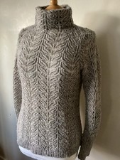 MINT VELVET GREY CABLE KNIT
