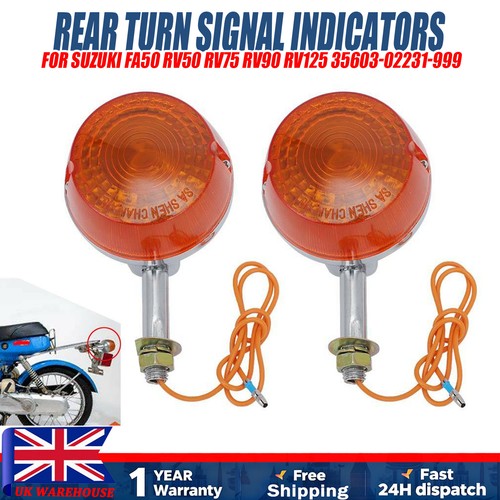 Amber rear indicators for - 2x,