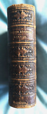 Greek New Testament &Lexicon -Bagster Leather Bound Mid 19th Cent?? 4 x 3 x 1.2"