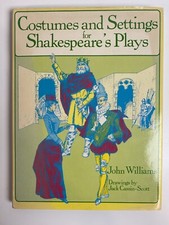 Costumes & Settings Book for Shakespeare's Plays Hardcover John Williams
