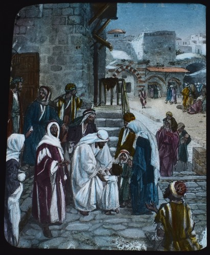 Christ blessing little - blessing,