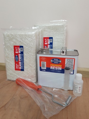 Fibreglass repair kit - fibreglass,