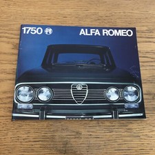 Rare Alfa Romeo 1750 Sales Brochure 1960’s