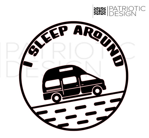 Camping vinyl sticker camper - camping,