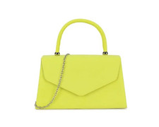 Women's Faux Suede Clutch Bag