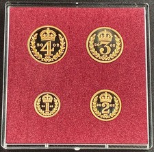 2002 Gold PROOF Maundy Set