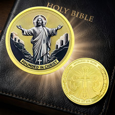 Christian challenge coin - challenge, jesus
