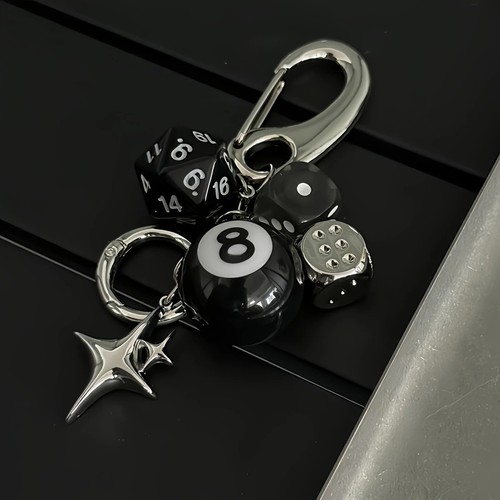 Star dice black ball - star, 8