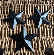 Black Barn Stars Set Of 3 