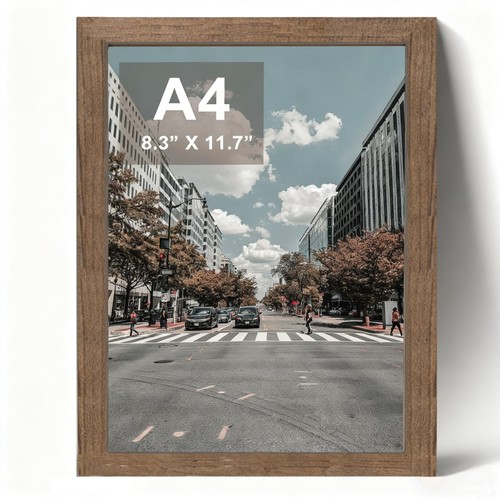 Picture frame wooden photo - a4,