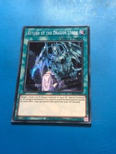 YUGIOH Secret Rare Return Of