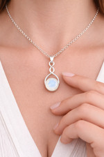 Milky Opal Gemstone 925