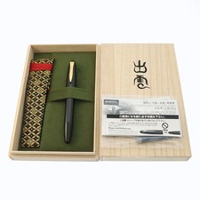 PLATINUM Izumo Tame-nuri Loquat Tame NIB 18K gold M [8899]