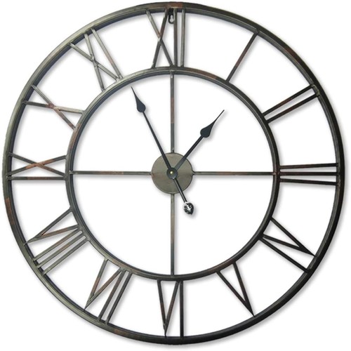 60cm roman numeral iron wall - 60cm,