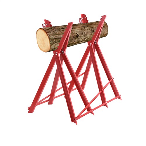 Steel log saw horse - steel,
