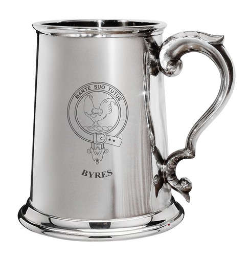 Byres family crest - byres, polished