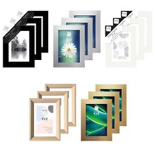 Pack of 24 Border Glass Photo Frames 4"x6" Tabletop Wall Hang Wholesale Bulk Lot
