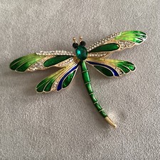 BEAUTIFUL GOLD ENAMEL DIAMANTE