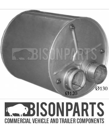 Exhaust silencer box fits - box,