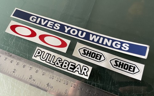 Visor decals stickers - visor,
