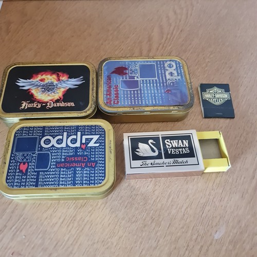 Three tobacco tins - tobacco, two