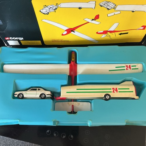 Vintage corgi glider and - glider,