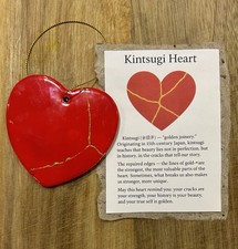 Kintsugi ceramic Heart