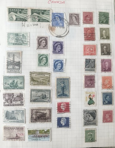 Canadian stamps mixed - stamps,