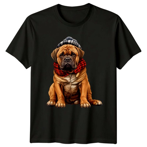Bullmastiff dog animals mens - animals,