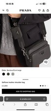 Prada Duo Bag Saffiano Calf