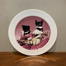 Harry Potter Dolores Umbridge Ceramic Cat Plate Warner Bros Studio Tour Rare