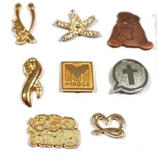 Small collection- Collection of gold & silvertone  themed metal badges