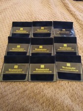 9 x Westminster Mint Coin Wallets Protection Velvet Plastic Collect (Used) lot 1