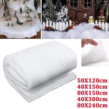 Artificial Cotton Fake Snow Carpet  Christmas Decoration
